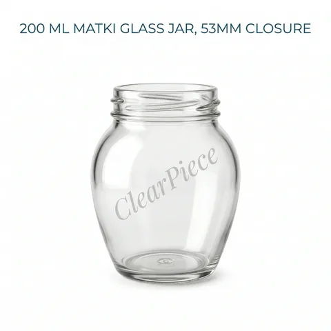 200 ml Matki Glass Jar 53mm Closure