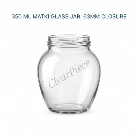 350 ml Matki Glass Jar 63mm Closure