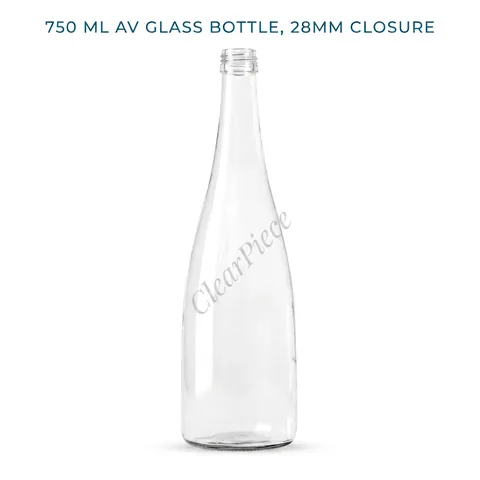750 ml AV Glass Bottle, 28mm Closure
