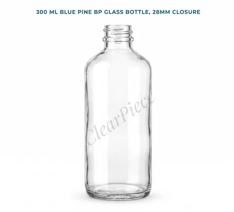 300 ml Blue Pine BP Glass Bottle, 28mm Closure