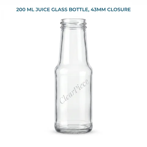 200 ml Juice Glass Bottle, 43 mm Closure