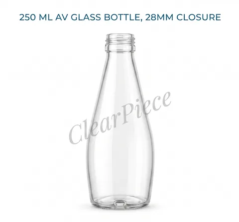 250 ml AV Glass Bottle, 28mm Closure